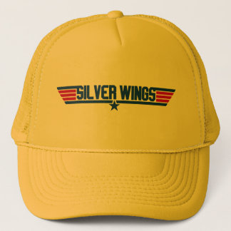 Silver Wings "Top Pistool" geïnspireerde trucker h Pet