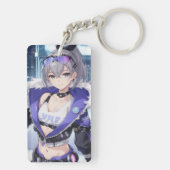 Silver Wolf fan art 1 Sleutelhanger (achterkant)