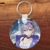 Silver Wolf fan art 1 Sleutelhanger (Voorkant)