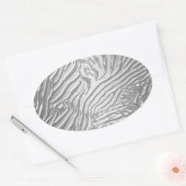 Silver Zebra Party Favoriser Étiquette Enveloppe S (Enveloppe)