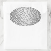 Silver Zebra Party Favoriser Étiquette Enveloppe S (Sac)