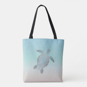 Silver Zee Turtle Beach Style Crossbody Bag Draagtas