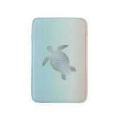 Silver Zee Turtle Beach Style Turquoise Badmat (Voorkant Verticaal)
