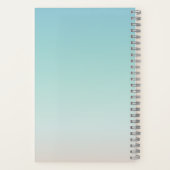 Silver Zee Turtle Coastal voegt naam en jaar toe Notitieboek (Achterkant)