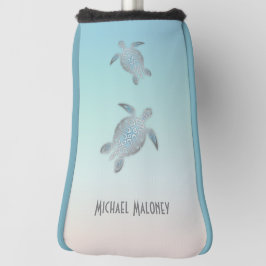 Silver Zee Turtle Monogram Maritime Golfheadcover