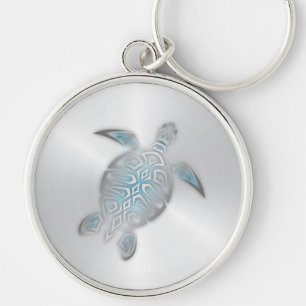 Silver Zee Turtle Sleutelhanger