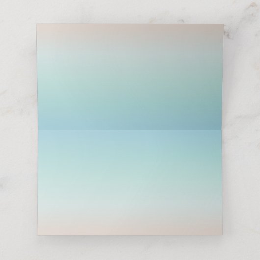 Silver Zee Turtles Beach Wedding (Binnenkant ongevouwen)