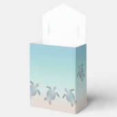 Silver Zee Turtles Custom Birthday Favor Box Bedankdoosjes (Geopend)