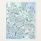 Silver Zee Turtles Patroon | Naam en jaar toevoege Planner (Achterkant)