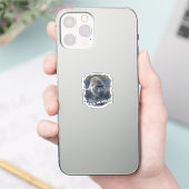 Silverback "Bel me baas" Sticker (Telefoon)