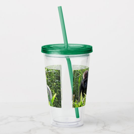 Silverback Gorilla - Acryltumbler Acryl Drinkbeker (Links)