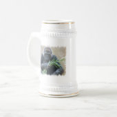 Silverback Gorilla Beer Stein Bierpul (Voorkant links)