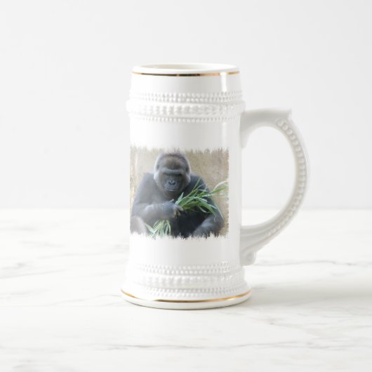 Silverback Gorilla Beer Stein Bierpul (Rechts)