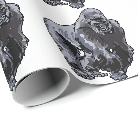 Silverback Gorilla Cadeaupapier (Rol Hoek)
