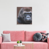 Silverback Gorilla Canvas Afdruk (Insitu (Woonkamer))