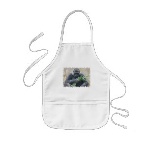 Silverback Gorilla Children's Apron Kinder Schort