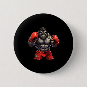 Silverback Gorilla Gym Kleding Body Building Boxin Ronde Button 5,7 Cm