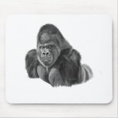 Silverback gorilla mouse pad ゴリラのマウスパッド muismat (Voorkant)