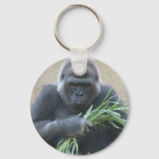 Silverback Gorilla Sleutelhanger (Voorkant)
