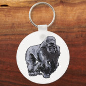 Silverback Gorilla Sleutelhanger (Voorkant)