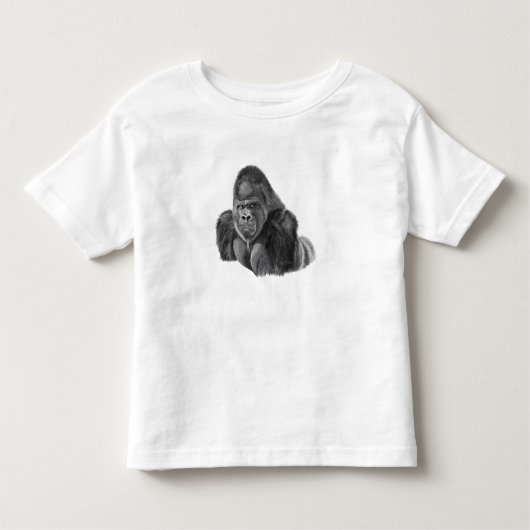 Silverback Gorilla T-shirt ゴリラのTシャツ (Voorkant)