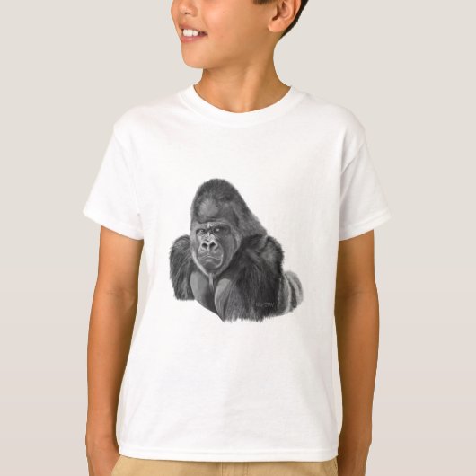 Silverback Gorilla T-shirt ゴリラのTシャツ (Devant)