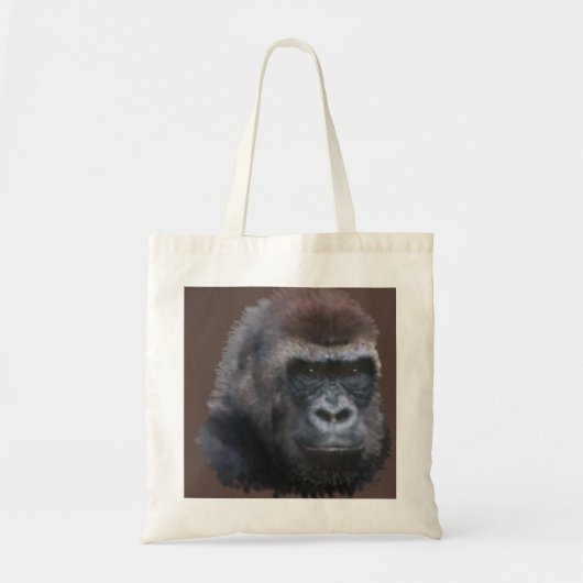 Silverback Gorilla Tote Bag (Voorkant)