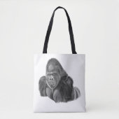 Silverback gorilla tote bag ゴリラのトートバッグ (Devant)