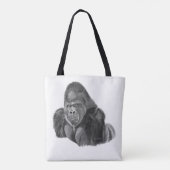 Silverback gorilla tote bag ゴリラのトートバッグ (Dos)