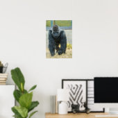 Silverback in beweging poster (Thuiskantoor)