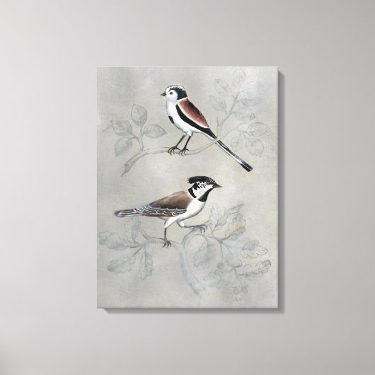 Silvered Aviary | A Paar Canvas Afdruk (Voorkant)