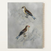 Silvered Aviary | Twee vogels Planner (Achterkant)
