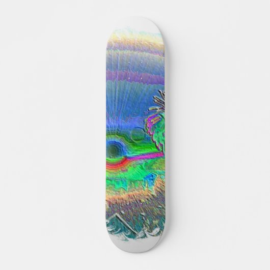 Silverlake Sunset Negative Oval Skateboard (Voorkant)