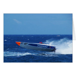 Silverline sponsorde powerboat.