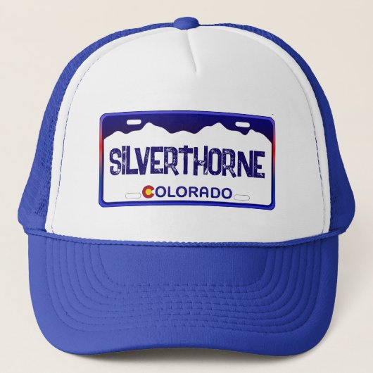 Silverthorne Colorado plaque bleue casquette (Devant)