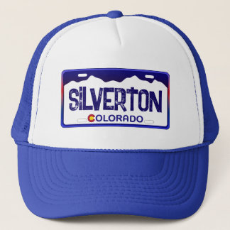 Silverton Colorado plaque bleue casquette