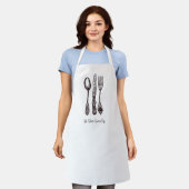  Silverware  Artisan Food Business Schort (Gedragen)