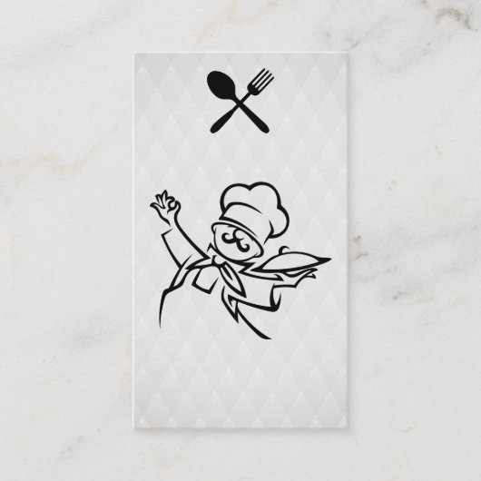 Silverware | Chef Serving Platter Visitekaartje (Voorkant)