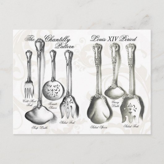 Silverware-Collectie Briefkaart (Voorkant)