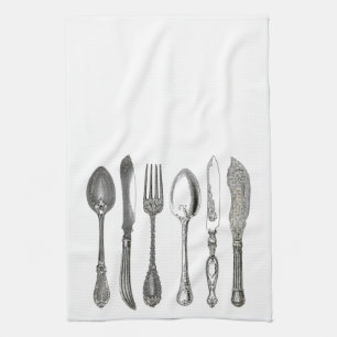  Silverware Cutlery Theedoek