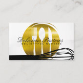 Silverware en Whisk Visitekaartje (Voorkant)