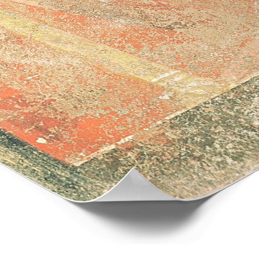 Silverware op een tafel poster (Hoek)