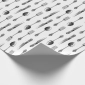  Silverwarepatroonpapier Cadeaupapier (Hoek)