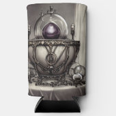 Silvery Cauldron met Paarse Crystal Ball (Voorkant)