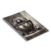 Silvery Cauldron met Paarse Crystal Ball Notitieboek (Rechterzijde)