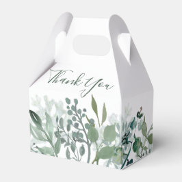 Silvery Green Eucalyptus Wedding Favor Box Bedankdoosjes