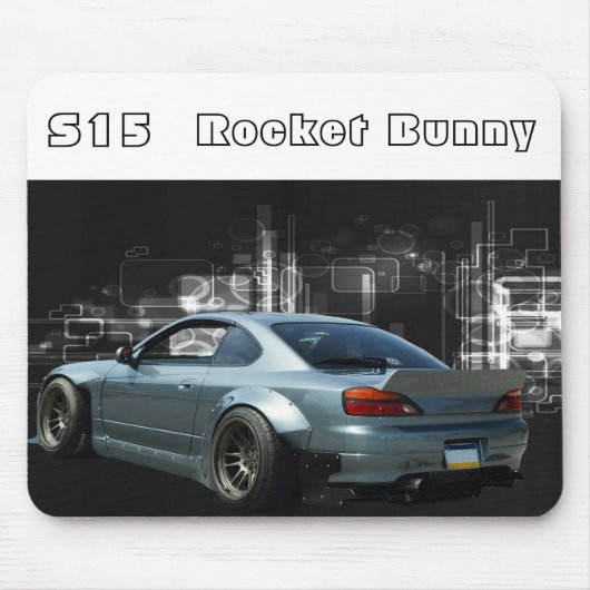 Silvia S15 Rocket Bunny Muismat (Voorkant)