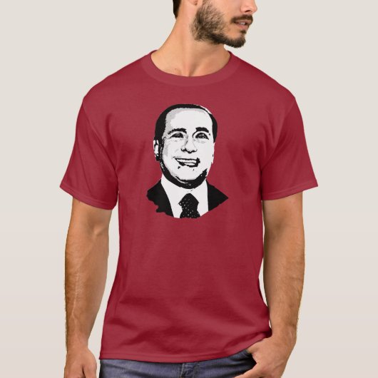 Silvio Berlusconi T-shirt (Voorkant)