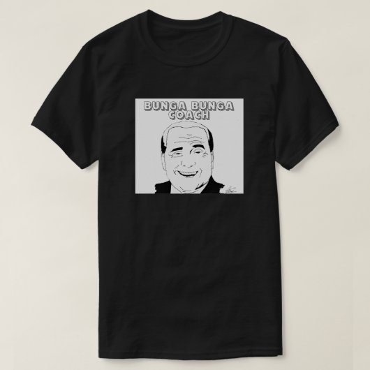 Silvio Berlusconi T-shirt (Design voorkant)