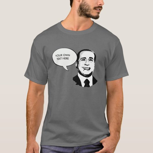 Silvio Berlusconi T-shirt (Voorkant)